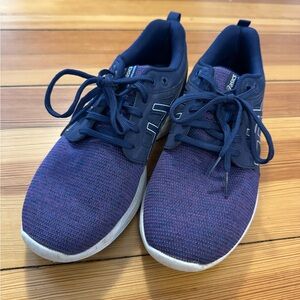 Asics Purple and Blue Athletic Shoes